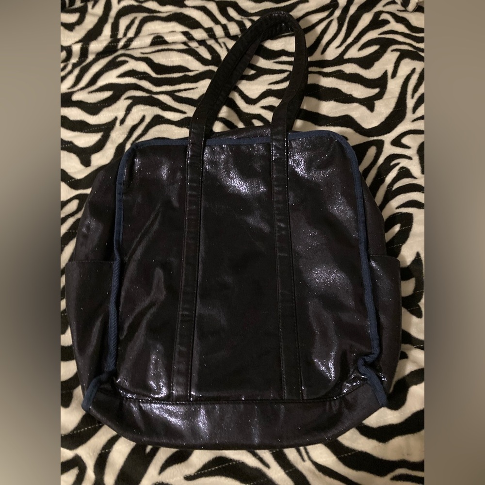 Navy blue large purse